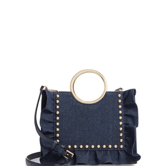Kate Spade Handbags - Kate Spade White Rock Road Denim San Satchel NWT